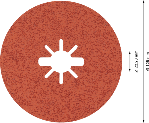 Bosch EXPERT R782 X-LOCK 纖維盤 125 毫米陶瓷。.